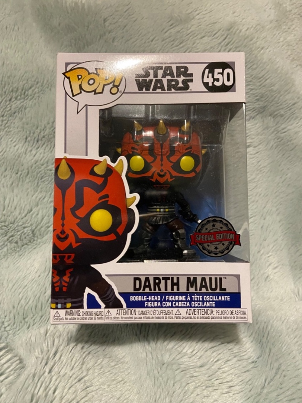 Funko Pop Star Wars The Clone Wars Darth Maul w/ Darksaber Special Edition #450